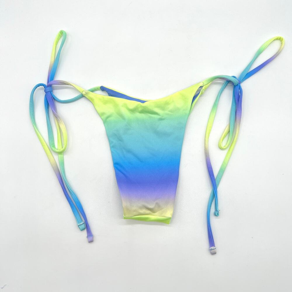 Oneone Ariel String Bikini Bottom Xs Ombre Blue P… - image 2